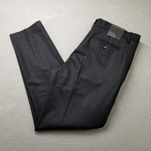 Banana Republic Pants Mens Gray Tapered Soft Virgin Wool Vitale Flannel 120's